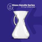 Chemex Pour-Over Coffee Maker - 10-Cup Size