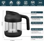 Stainless Steel Large Cold Brew Coffee Maker