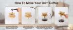 Pour Over Coffee Maker Set with Kettle and Filters