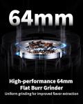 SHARDOR 64mm Burr Coffee Grinder with 100 Settings