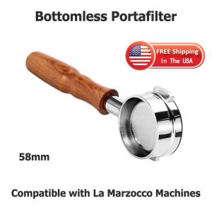 Bottomless 58mm Portafilter for La Marzocco