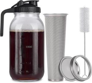 64 Oz Cold Brew Mason Jar Coffee Maker