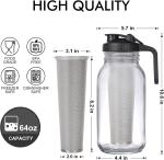 64 Oz Cold Brew Mason Jar Coffee Maker