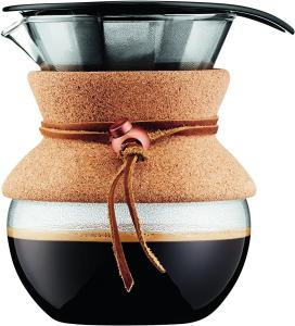 17oz Pour Over Coffee Maker - Glass & Stainless