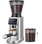 AMZCHEF Burr Coffee Grinder with 48 Settings