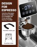 AMZCHEF Burr Coffee Grinder with 48 Settings