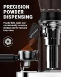 AMZCHEF Burr Coffee Grinder with 48 Settings