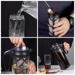 1.3L Cold Brew Coffee Maker with Glass Pitcher