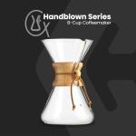 Chemex 8-Cup Hand Blown Pour-Over Coffeemaker