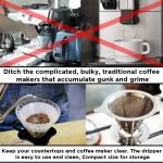 Stainless Steel Fine Mesh Coffee Pour Over Dripper