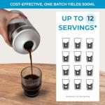 SHELBRU Cold Brew Coffee Maker Set, 12 Servings