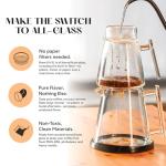 Over Brew XL Glass Pour Over Coffee Kit