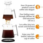 Over Brew XL Glass Pour Over Coffee Kit