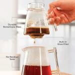 Over Brew XL Glass Pour Over Coffee Kit