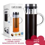 Large Glass Cold Brew Coffee and Tea Maker