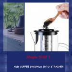 Large Glass Cold Brew Coffee and Tea Maker
