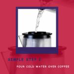 Large Glass Cold Brew Coffee and Tea Maker