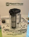   Compact Cold Brew Coffee Maker, 40 oz Iced Tea and Coffee Brewer.