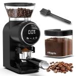 Electric Coffee Grinder with 30 Settings and Touchscreen