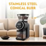 Electric Coffee Grinder with 30 Settings and Touchscreen