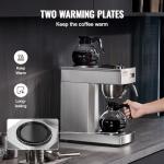 VEVOR 12-Cup Commercial Drip Coffee Maker