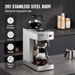 VEVOR 12-Cup Commercial Drip Coffee Maker