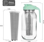64oz Cold Brew Coffee Maker with Stainless Steel Filter