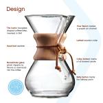 Chemex 8-Cup Pour Over Coffee Brewer