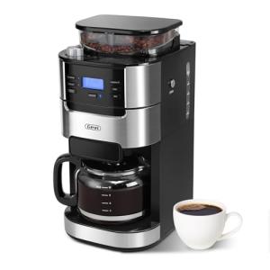Gevi 10-Cup Coffee Maker with Burr Grinder