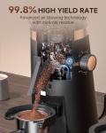 AMZCHEF Single Dose Espresso Grinder with 75 Settings