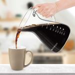 Pour Over Coffee Maker with Glass Carafe and Filter