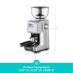 CASABREWS Electric Burr Coffee Grinder with 77 Settings