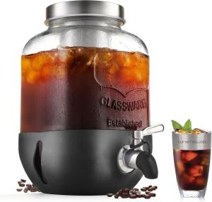 1 Gallon Cold Brew Coffee Maker with Steel Filter