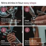 Hatfields London 40 NitroPress Nitrogen Coffee Chargers