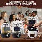 1 Gallon Cold Brew Coffee Maker with Steel Filter