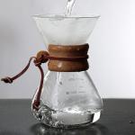 Heat-Resistant Borosilicate Glass Pour Over Coffee Maker