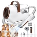 Dog Grooming Vacuum with Clipper and Brush Tools