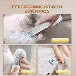 Dog Grooming Vacuum with Clipper and Brush Tools