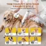Dog Grooming Vacuum with Clipper and Brush Tools