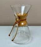 Chemex 8-Cup Pour Over Coffee Maker with Wood Collar