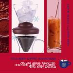 Cold Brew Coffee Maker with Stainless Steel Filter