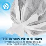 50 Cold Brew Coffee Filter Bags with Drawstring