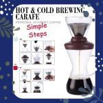 Cold Brew Coffee Maker with Stainless Steel Filter