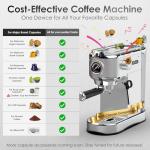 20-Bar Espresso Machine with Milk Frother
