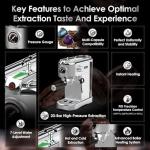 20-Bar Espresso Machine with Milk Frother