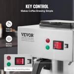 VEVOR 12-Cup Commercial Drip Coffee Maker