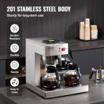 VEVOR 12-Cup Commercial Drip Coffee Maker