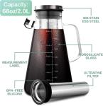 64oz Glass Cold Brew Coffee Maker