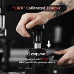 Spring-Loaded 58mm Espresso Tamper with Sound Feedback