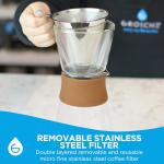 GROSCHE Amsterdam Glass Pour Over Coffee Maker